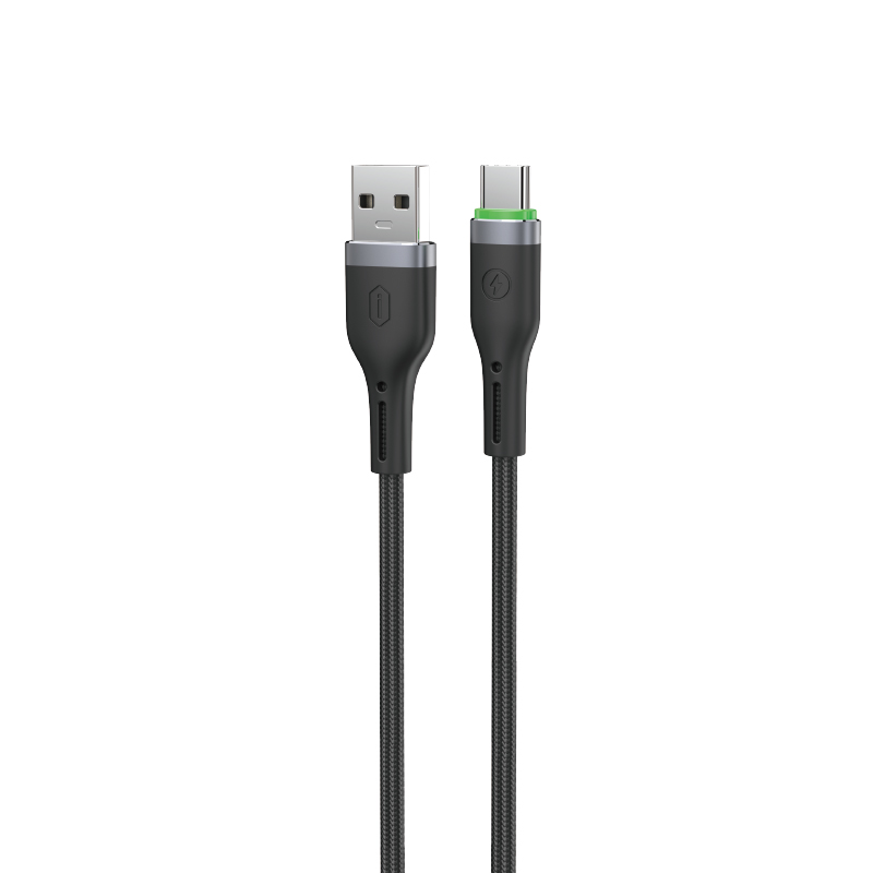 WiWU 27W OringLink Nylon Braided Cable A-C 1M